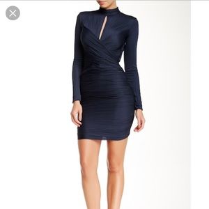 Pleated cocktail dress